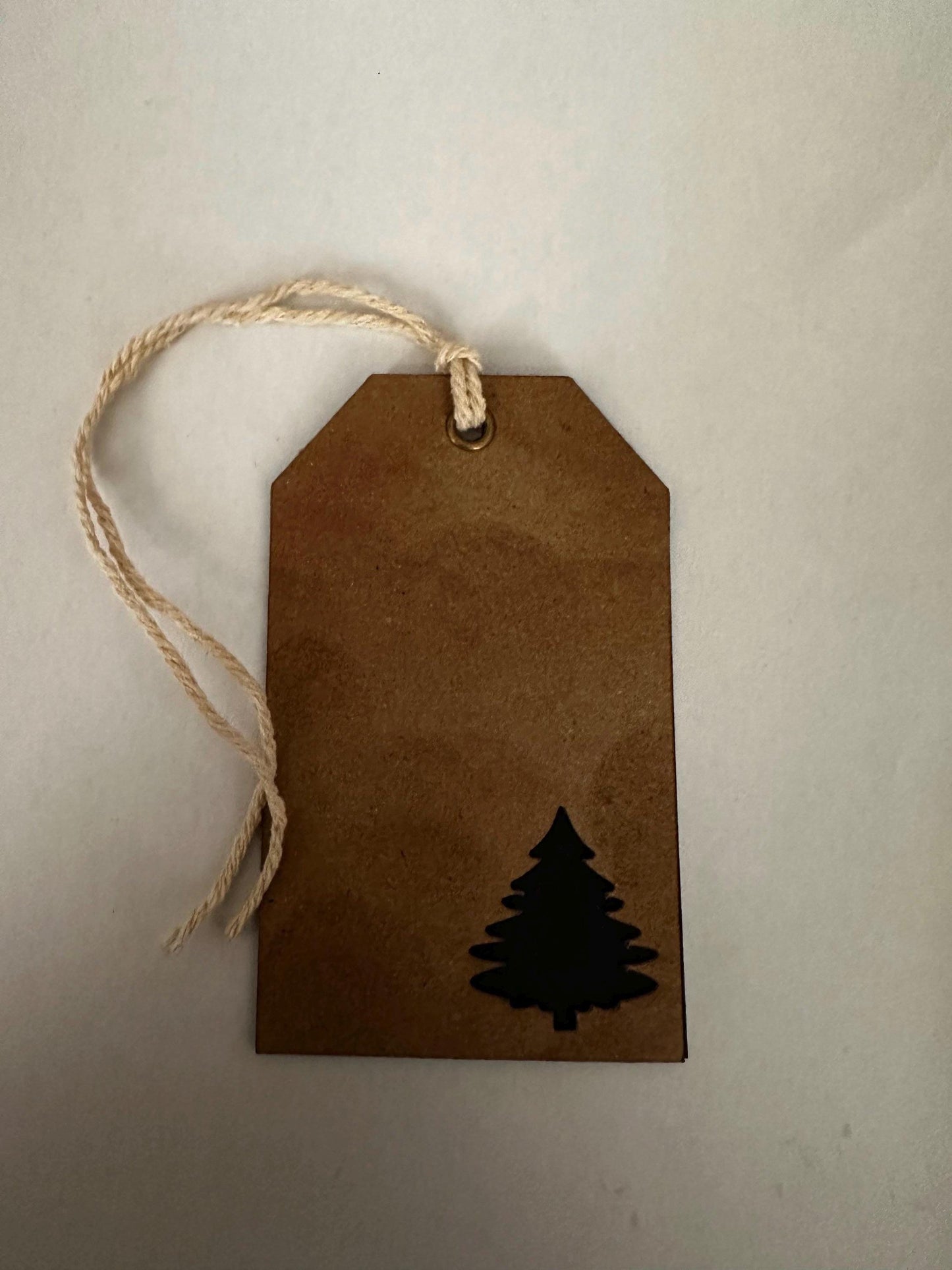 The "Tree Cut Out" Gift Tag