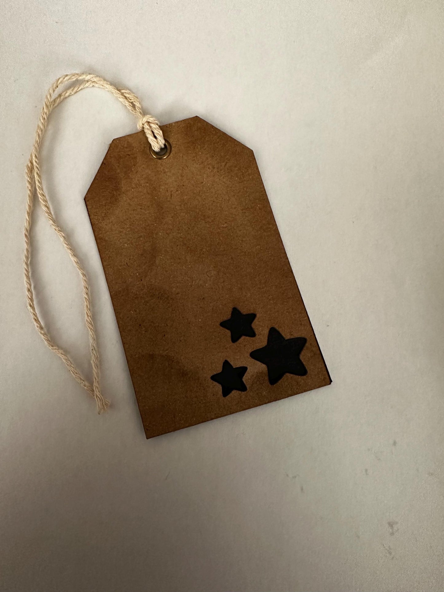 The "Stars Cut Out" Gift Tag