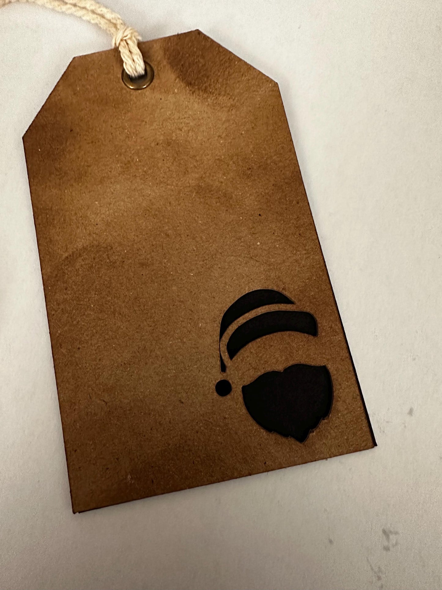 The "Santa Cut Out" Gift Tag