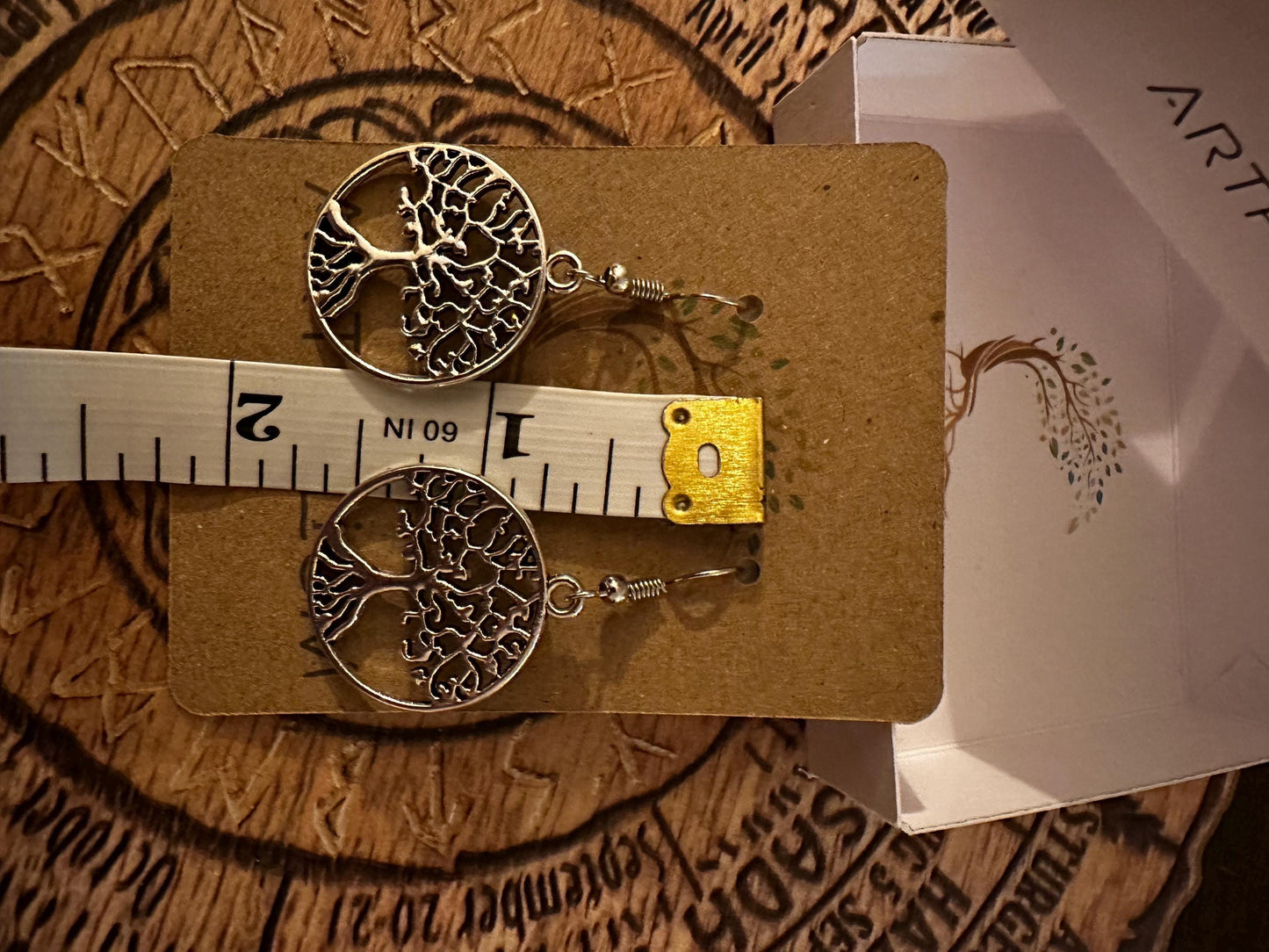 Tree of Life Yggdrasil Earrings | Handmade Norse Jewelry
