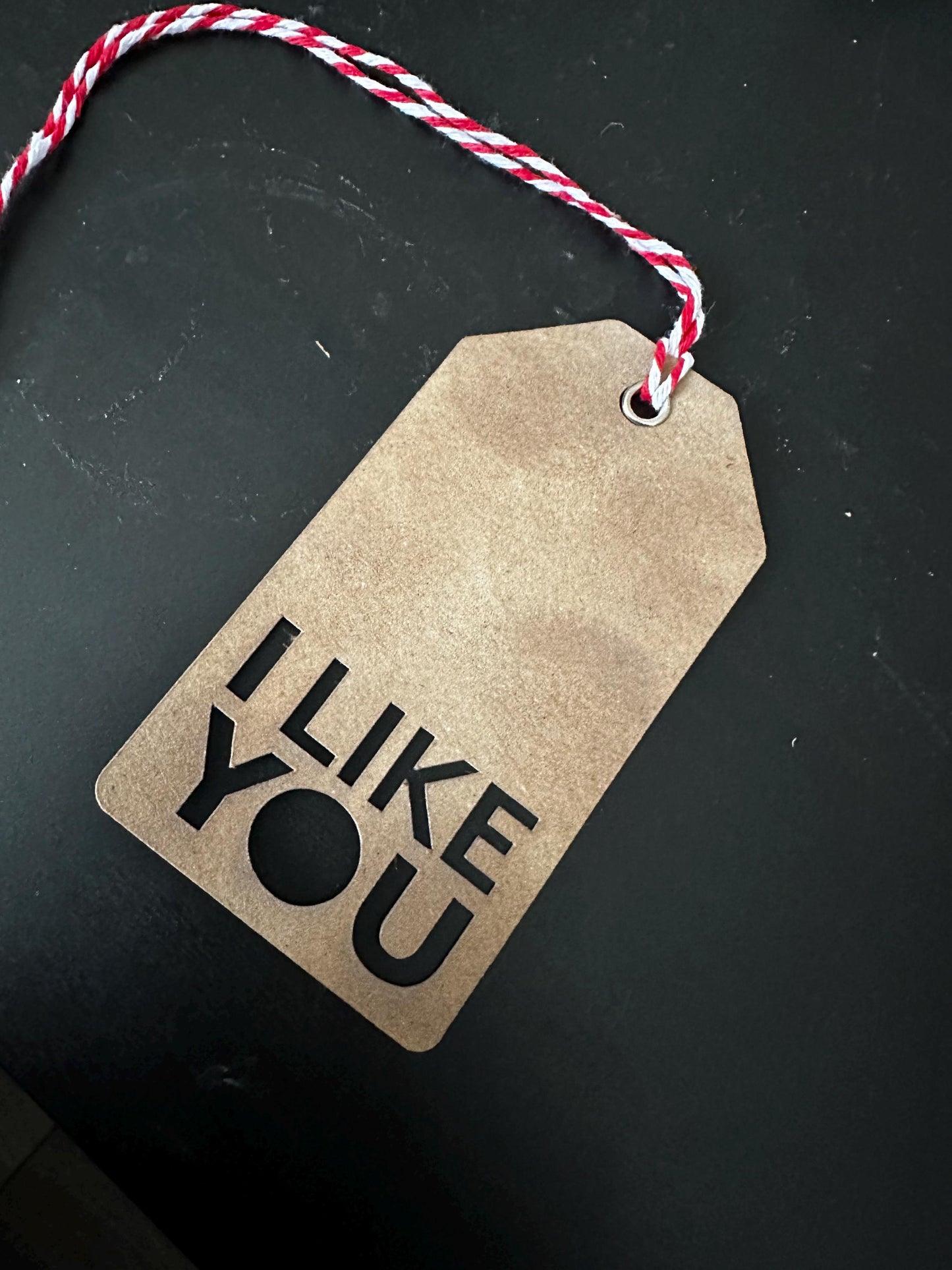 The "I Like You " Gift Tag