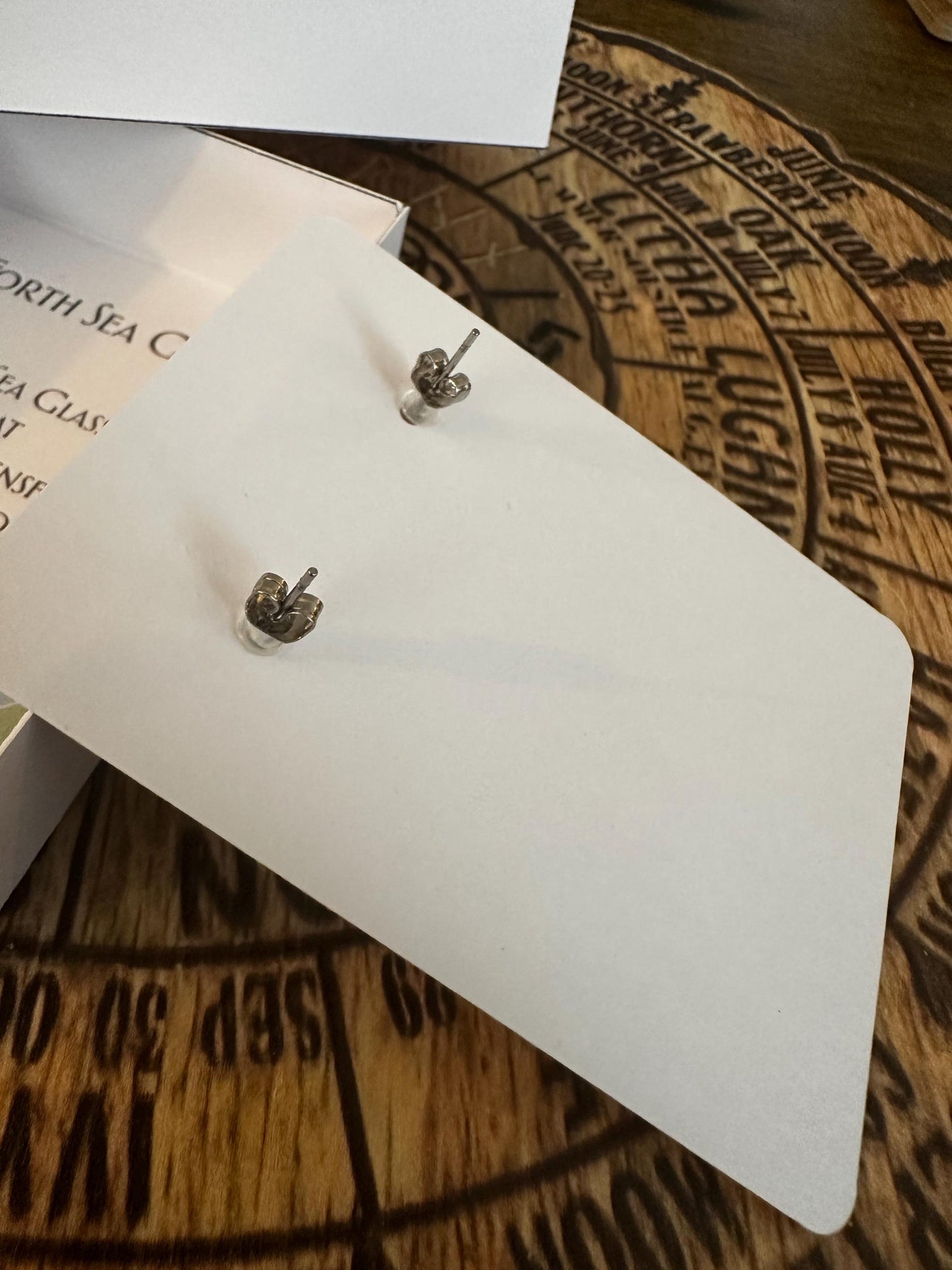 Handmade Scottish Sea Glass Earrings – Ethical Jewelry with Hypoallergenic Stainless Steel – Gift for Her