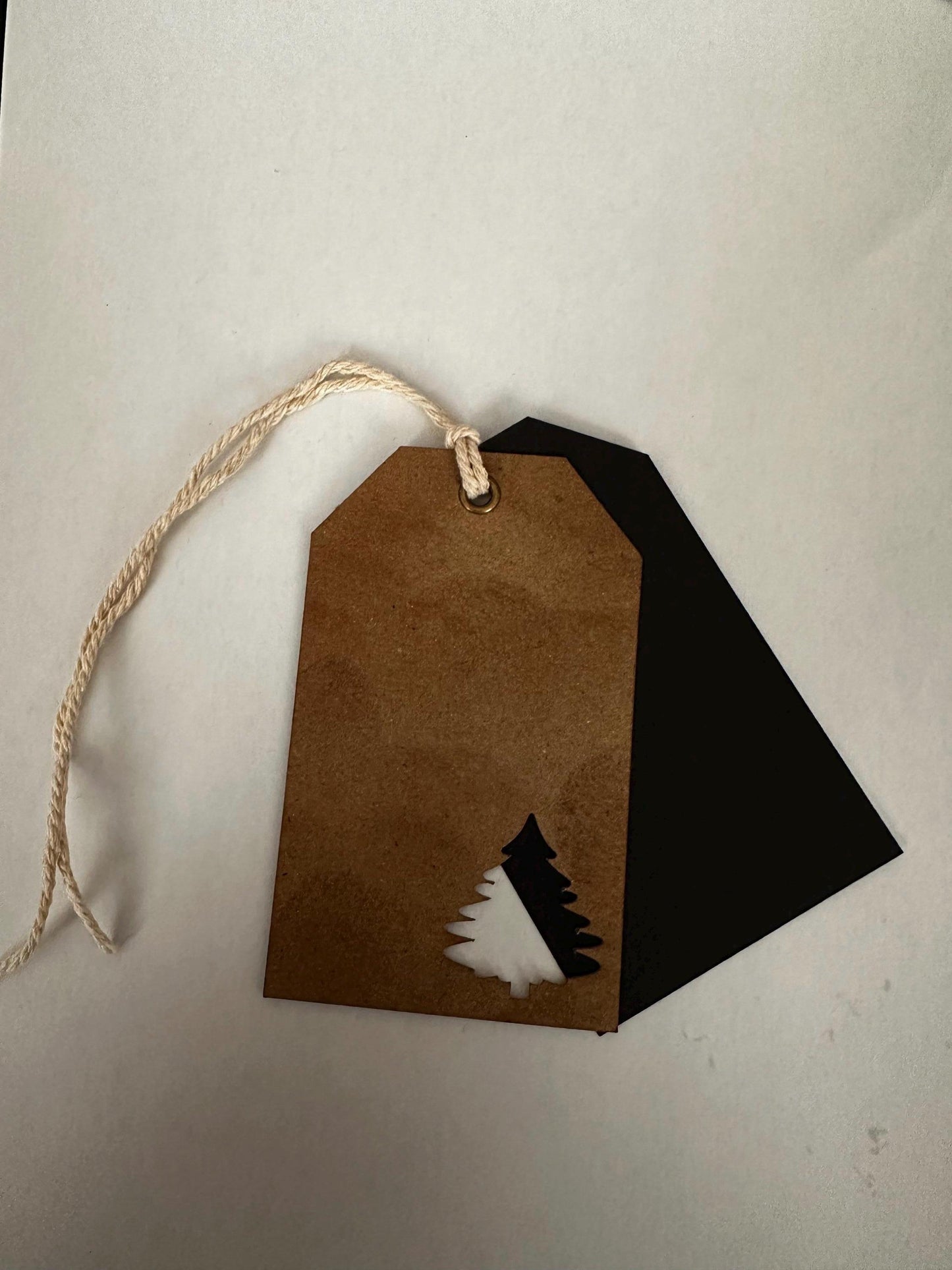 The "Tree Cut Out" Gift Tag