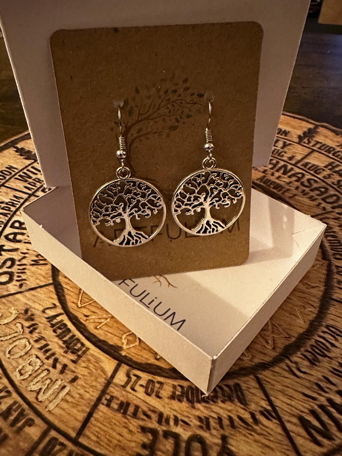 Tree of Life Yggdrasil Earrings | Handmade Norse Jewelry