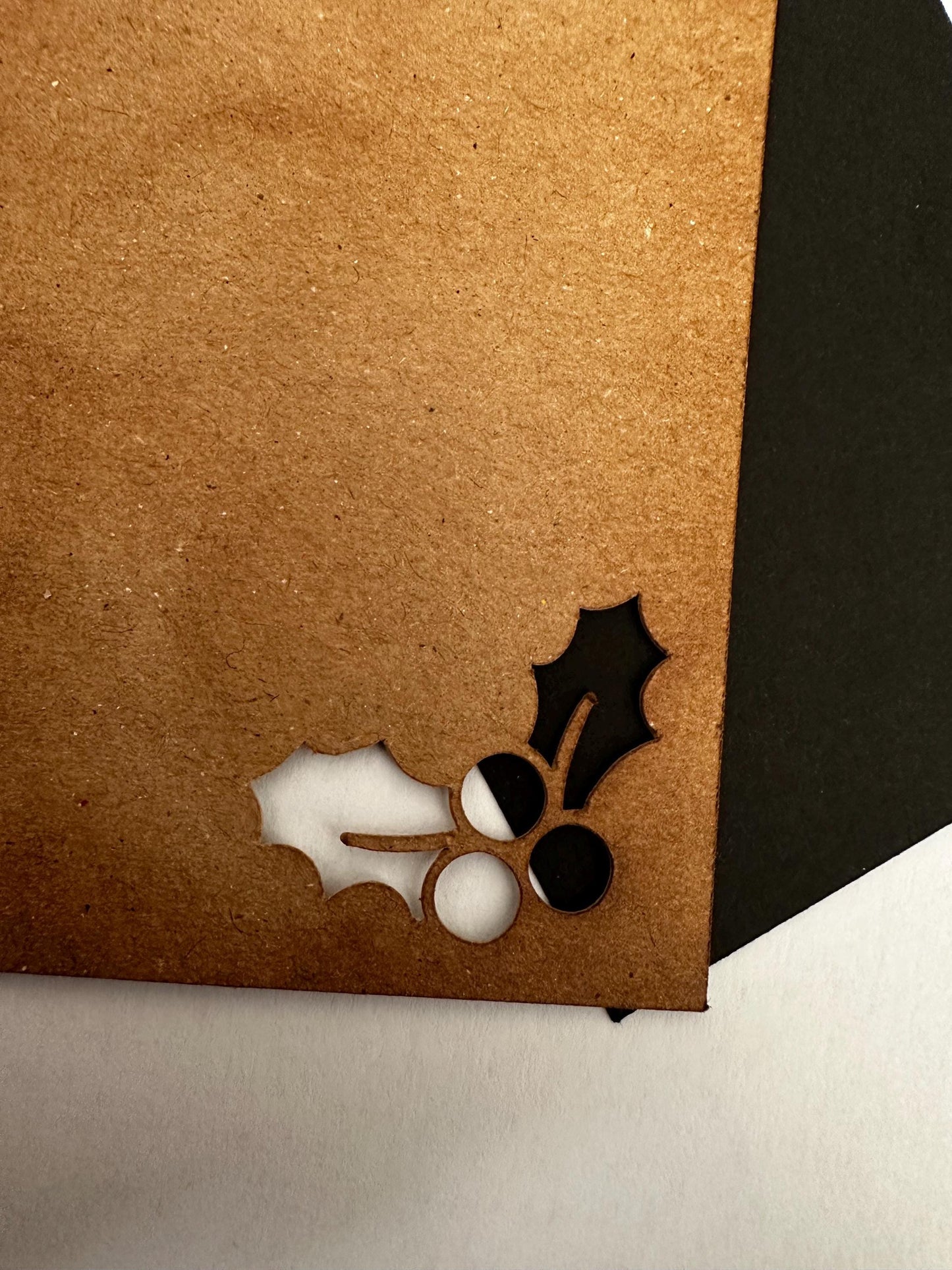 The "Holly Cut Out" Gift Tag