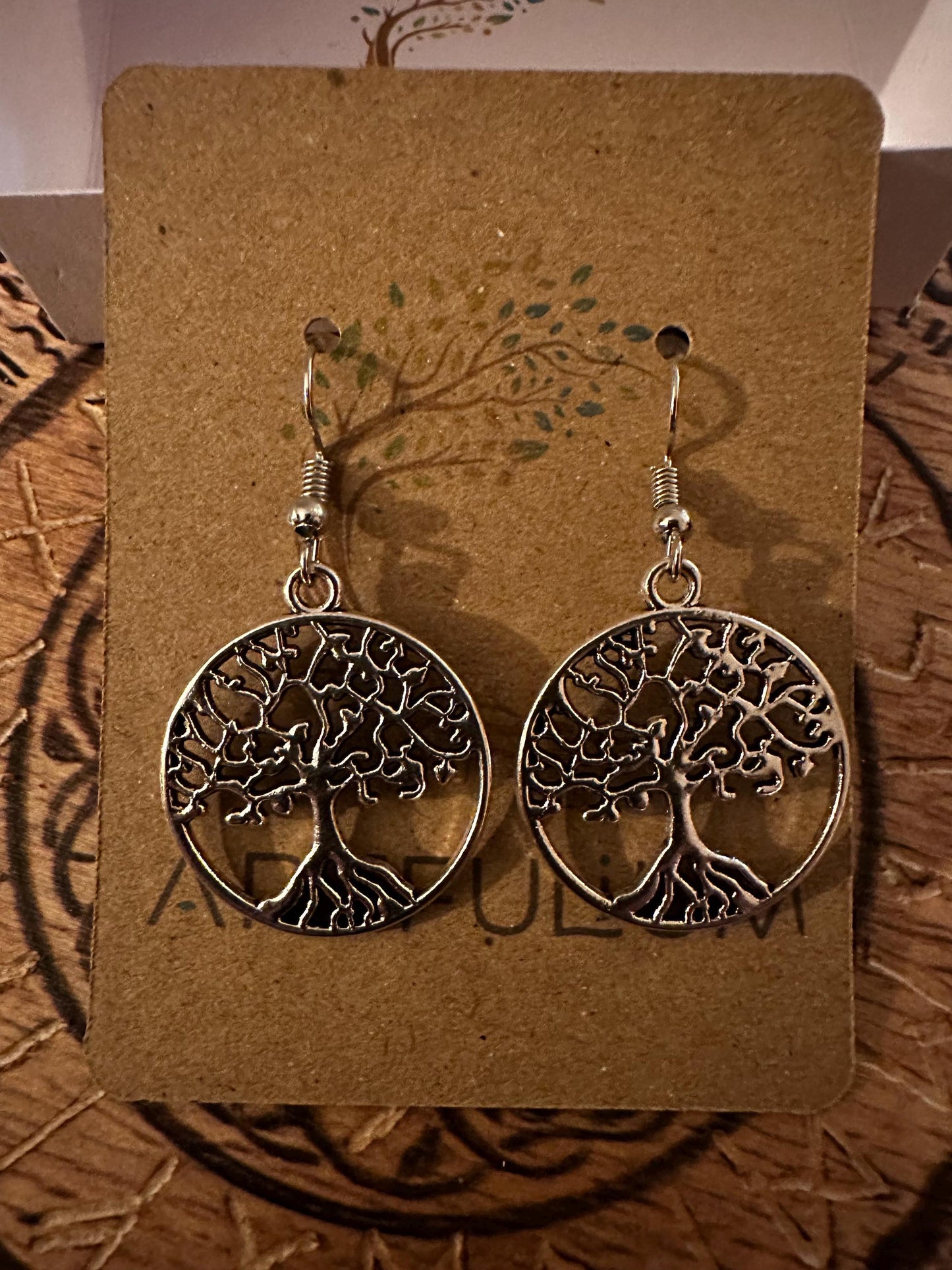 Tree of Life Yggdrasil Earrings | Handmade Norse Jewelry