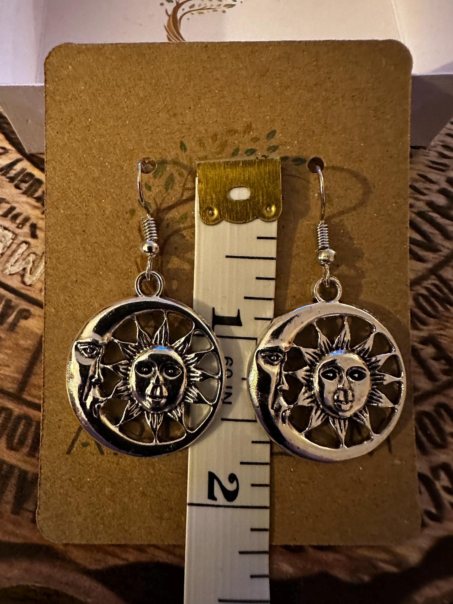 Celestial Sun & Moon Earrings | Hypoallergenic Spiritual Jewelry