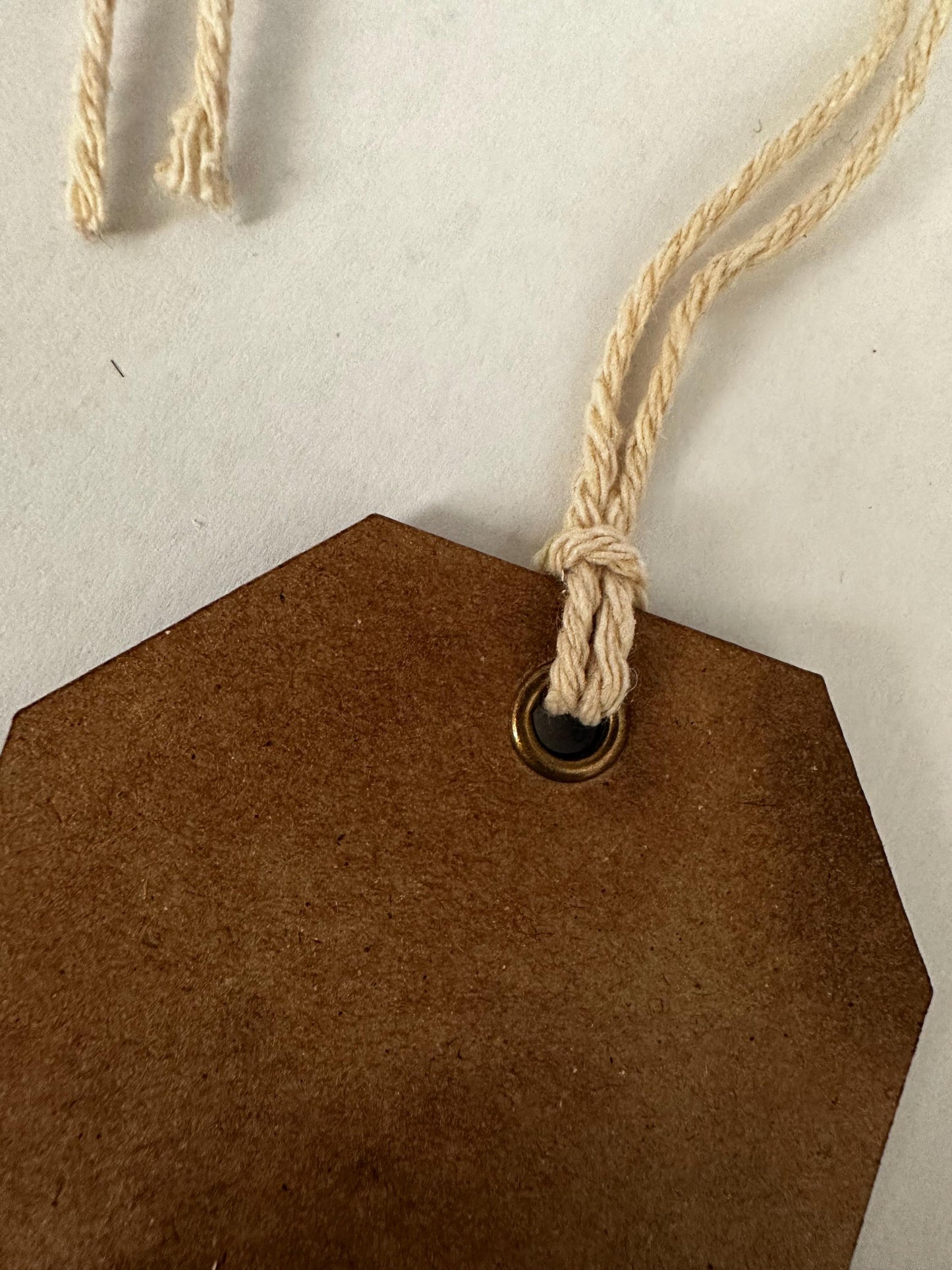 The "Poinsetta Cut Out" Gift Tag