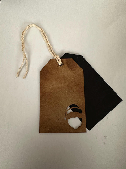 The "Santa Cut Out" Gift Tag