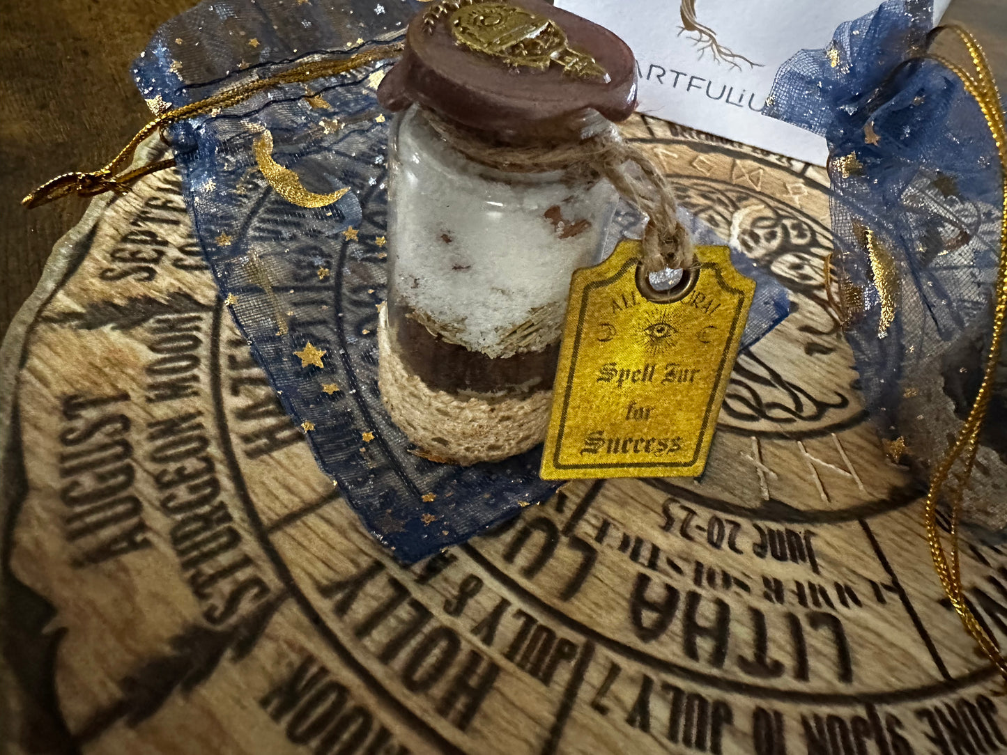 🌟 Success Spell Jar — Handcrafted Manifestation Charm for Empowered Living