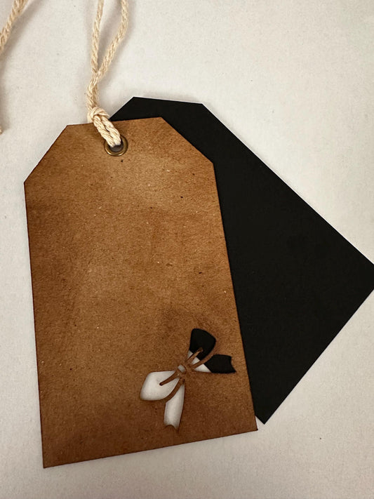 The "Bow Cut Out" Gift Tag