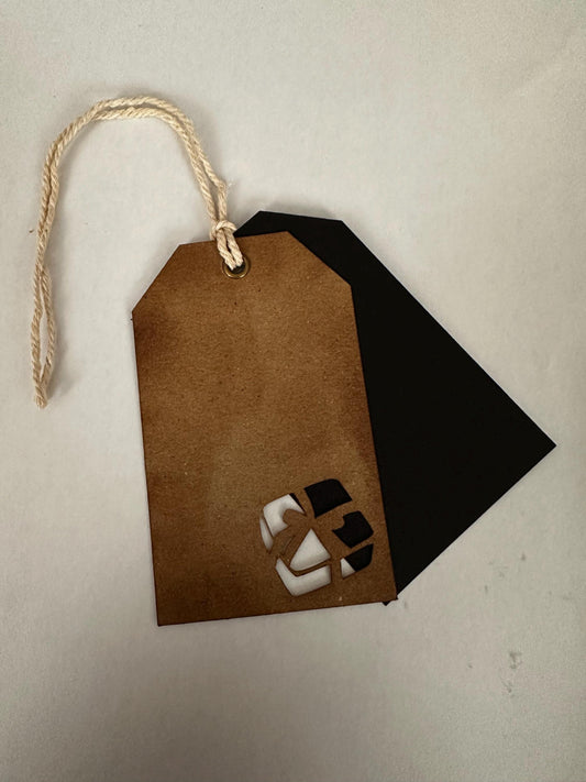 The "Xmas Present Cut Out" Gift Tag