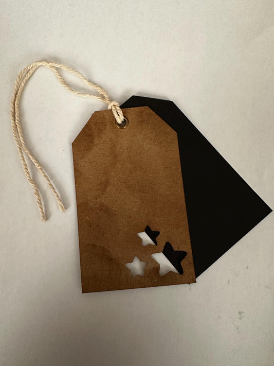 The "Stars Cut Out" Gift Tag